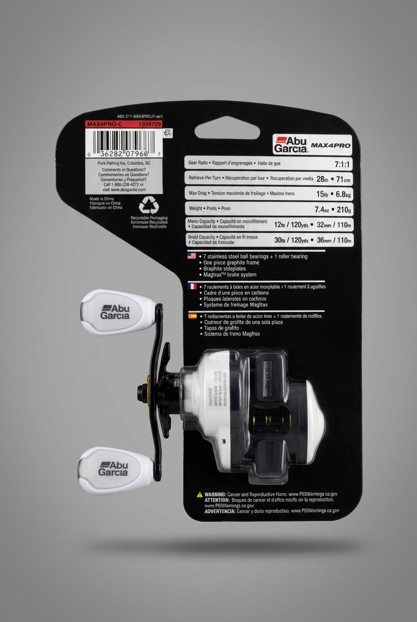 Abu Garcia MAX4PRO Low Profile Bait Casting Reel